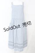 Jane Marple / Vintage marine tablier skirt M サックス O-25-08-13-054-JM-SK-IG-OS