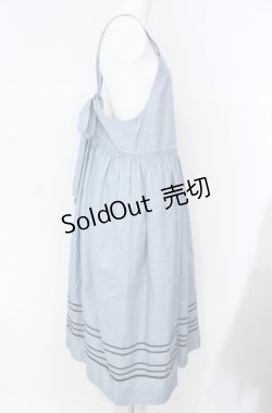 画像2: Jane Marple / Vintage marine tablier skirt M サックス O-25-08-13-054-JM-SK-IG-OS