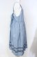 画像2: Jane Marple / Vintage marine tablier skirt M サックス O-25-08-13-054-JM-SK-IG-OS (2)