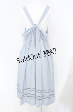 画像3: Jane Marple / Vintage marine tablier skirt M サックス O-25-08-13-054-JM-SK-IG-OS