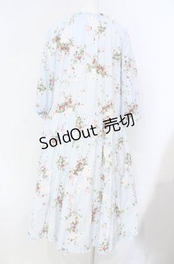 画像4: PINK HOUSE / 野いちごの森プリントミディワンピース  サックス O-25-08-13-056-LO-OP-IG-ZI