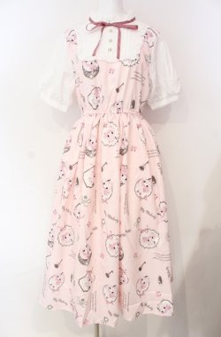 画像1: majoretty / マイメロディ ワンピース L ピンク O-25-08-13-060-LO-OP-IG-OS