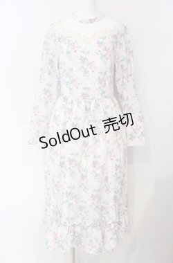 画像1: Kurumi Collaboration / KRハナジゴスリーブワンピース LL オフ O-25-08-13-061-LO-OP-IG-ZT0904M