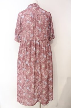 画像3: axes femme / ローズレース柄ボータイワンピース F ピンク O-25-08-13-066-AX-OP-OW-OS