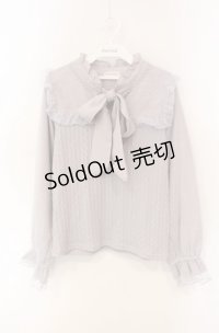 axes femme / ボウタイビスチェ風トップス F ラベンダー O-25-08-13-085-AX-TO-OW-OS