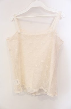 画像3: INGEBORG / レースキャミブラウス  アイボリー O-25-08-13-010-LO-BL-OW-OS