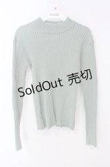 FA（Fi.n.t） / バックリボンテレコニット  グリーン O-25-08-13-013-LO-TO-OW-ZT509