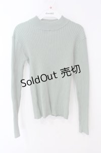 FA（Fi.n.t） / バックリボンテレコニット  グリーン O-25-08-13-013-LO-TO-OW-ZT509