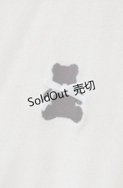 画像2: Secret Honey / クマ刺繍リボン鈕カーディガン  アイボリー O-25-08-13-016-CA-TO-YM-OS