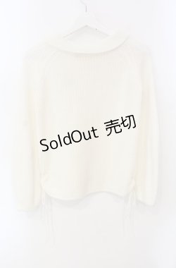 画像3: Secret Honey / クマデザインローゲージニットソー  シロ O-25-08-13-019-CA-TO-YM-OS