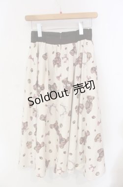 画像3: Secret Honey / ビターテディベアスカート 2 ブラウンｘアイボリー O-25-08-13-025-CA-SK-YM-OS