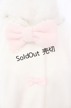 画像2: Angelic Pretty / ふわふわこねこちゃんケープ  シロ×ピンク O-25-08-13-029-AP-CO-IG-OS