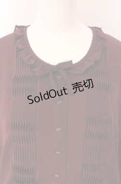 画像2: KANEKO ISAO / フロントタックワンピース  ワイン O-25-08-13-031-EL-OP-OW-ZI