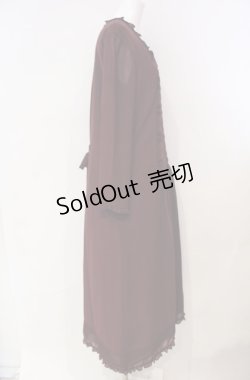 画像3: KANEKO ISAO / フロントタックワンピース  ワイン O-25-08-13-031-EL-OP-OW-ZI