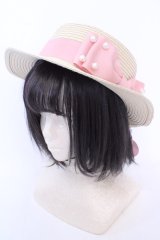 m petit by misako / AMPLリボンカンカン  ナチュラル×ピンク O-25-08-14-039-LO-AC-IG-OS