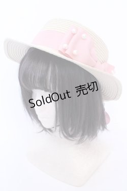 画像1: m petit by misako / AMPLリボンカンカン  ナチュラル×ピンク O-25-08-14-039-LO-AC-IG-ZT-K004