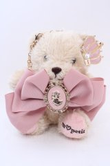 m petit by misako / くまちゃんバッグチャーム  ベージュピンク O-25-08-14-042-LO-ZA-IG-OS