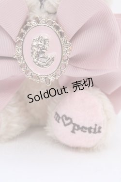 画像2: m petit by misako / くまちゃんバッグチャーム  ベージュピンク O-25-08-14-042-LO-ZA-IG-ZT0819B