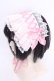画像2: Amavel / Fairy Dream ハーフボンネット  ピンク O-25-08-14-004-CA-AC-IG-OS (2)