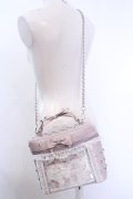 Amavel / 確定ファンサのおまじないビジューキルティングバニティBag バッグ  ピンク O-25-08-14-053-CA-BG-IG-OS
