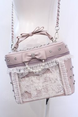 画像2: Amavel / 確定ファンサのおまじないビジューキルティングバニティBag バッグ  ピンク O-25-08-14-053-CA-BG-IG-OS