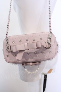 画像3: Amavel / 確定ファンサのおまじないビジューキルティングバニティBag バッグ  ピンク O-25-08-14-053-CA-BG-IG-OS