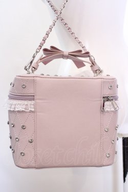 画像4: Amavel / 確定ファンサのおまじないビジューキルティングバニティBag バッグ  ピンク O-25-08-14-053-CA-BG-IG-OS