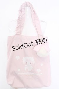 m petit by misako / サンリオキャラクターズコラボ トートバッグ  ピンク O-25-08-14-054-LO-BG-IG-OS