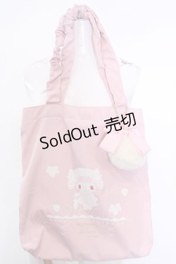 画像1: m petit by misako / サンリオキャラクターズコラボ トートバッグ  ピンク O-25-08-14-054-LO-BG-IG-OS