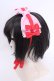 画像2: Angelic Pretty / Charming Cross Ribbonヘッドドレス  ピンク×アカ O-25-08-14-006-AP-AC-IG-OS (2)