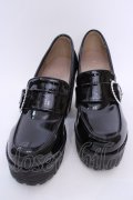 Rojita / ハートバックルハイヒールローファー XL クロ O-25-08-14-056-LO-SH-IG-OS