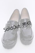 Rojita / ハートバックルハイヒールローファー XL クロ O-25-08-14-056-LO-SH-IG-ZT-K017