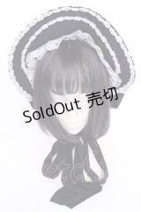 Chantilly / ハーフボンネット  クロ×シロ O-25-08-14-009-EL-AC-IG-OS
