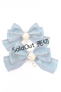 Amavel / Starry Celestialダブルリボンクリップ  グリーン O-25-08-14-012-CA-AC-IG-OS