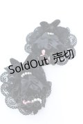 metamorphose / うさちゃんヘアコーム（２Ｐ）  クロ O-25-08-14-014-ME-AC-IG-OS