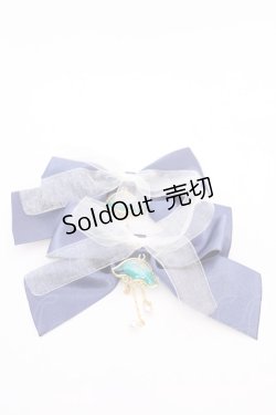 画像1: Amavel / Jerryfish Aquariumリボンクリップ  ネイビー O-25-08-14-017-CA-AC-IG-OS