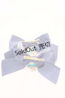 画像3: Amavel / Jerryfish Aquariumリボンクリップ  ネイビー O-25-08-14-017-CA-AC-IG-OS