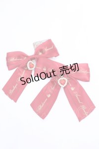 Amavel / 推しカラーリボンクリップ  アカ O-25-08-14-019-CA-AC-IG-OS