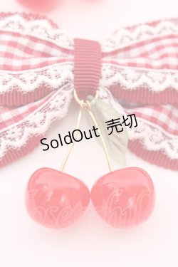 画像2: Amavel / チェリーリボンクリップ  アカ O-25-08-14-020-CA-AC-IG-OS