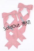 LOTUS ribbon / ツインテールリボンバレッタ  アカ O-25-08-14-024-EL-AC-IG-OS