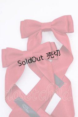 画像2: LOTUS ribbon / ツインテールリボンバレッタ  アカ O-25-08-14-024-EL-AC-IG-OS