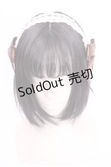 Amavel / サイドリボンレースカチューシャ  ブラウン×生成り O-25-08-14-003-CA-AC-IG-OS