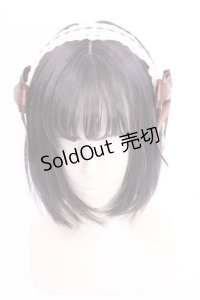 Amavel / サイドリボンレースカチューシャ  ブラウン×生成り O-25-08-14-003-CA-AC-IG-OS