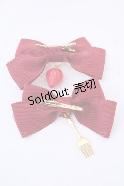 画像3: Amavel / Buffet de Fraisesリボンクリップ  アカ O-25-08-14-025-CA-AC-IG-OS