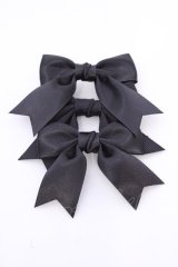 Amavel / LOTUS ribbon コラボ3つリボンクリップ  クロ O-25-08-14-026-CA-AC-IG-OS