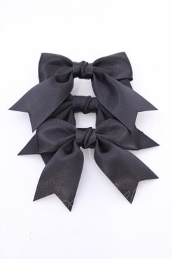 画像1: Amavel / LOTUS ribbon コラボ3つリボンクリップ  クロ O-25-08-14-026-CA-AC-IG-OS