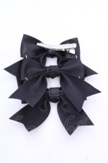 画像2: Amavel / LOTUS ribbon コラボ3つリボンクリップ  クロ O-25-08-14-026-CA-AC-IG-ZT488-F005 (2)