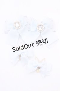 LIZ LISA / バニードット4つセットクリップ  サックス O-25-08-14-028-LO-ZA-IG-OS