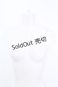 m petit by misako / レース付け襟  アイボリー O-25-08-14-030-LO-ZA-IG-OS