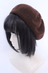 metamorphose / CLフロッキーうさぎベレー  ブラウン O-25-08-14-035-ME-AC-IG-OS